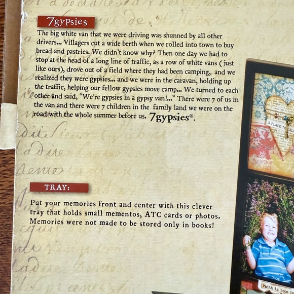 7Gypsies Antique Artist Printer's Tray, White - Picture 4 of 16